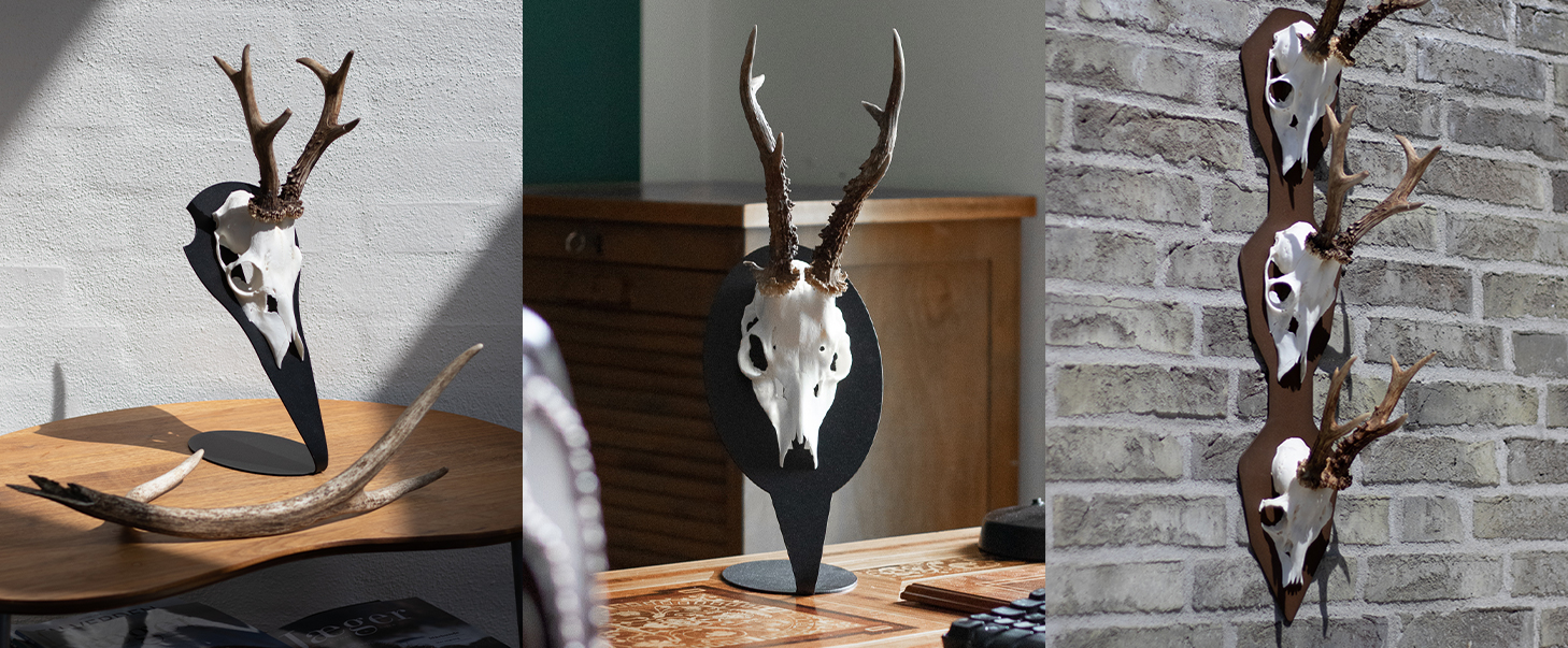 Forskkelige eksempler på Torp Solution's trofæplader